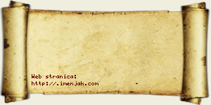 Poleksija Kesegić vizit kartica